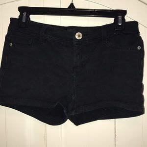 wet seal black shorts